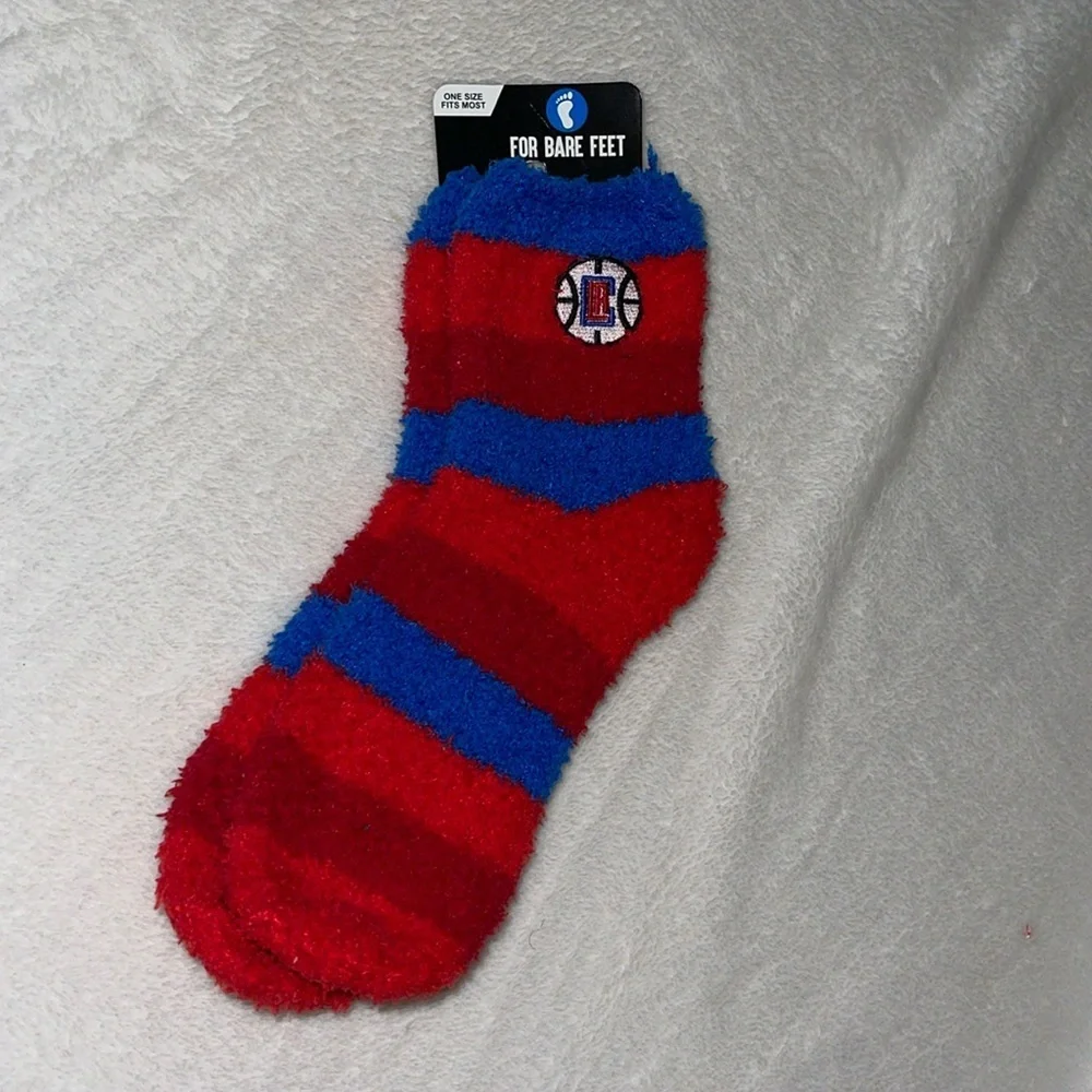 New Los Angeles Clippers fuzzy socks